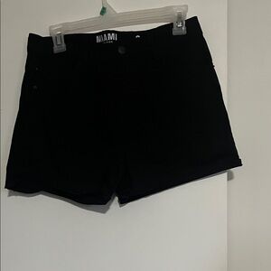 Miami Black Jean Shorts